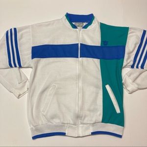 Vintage 80s Members Only All Points Zip-up Jacket - Size Large